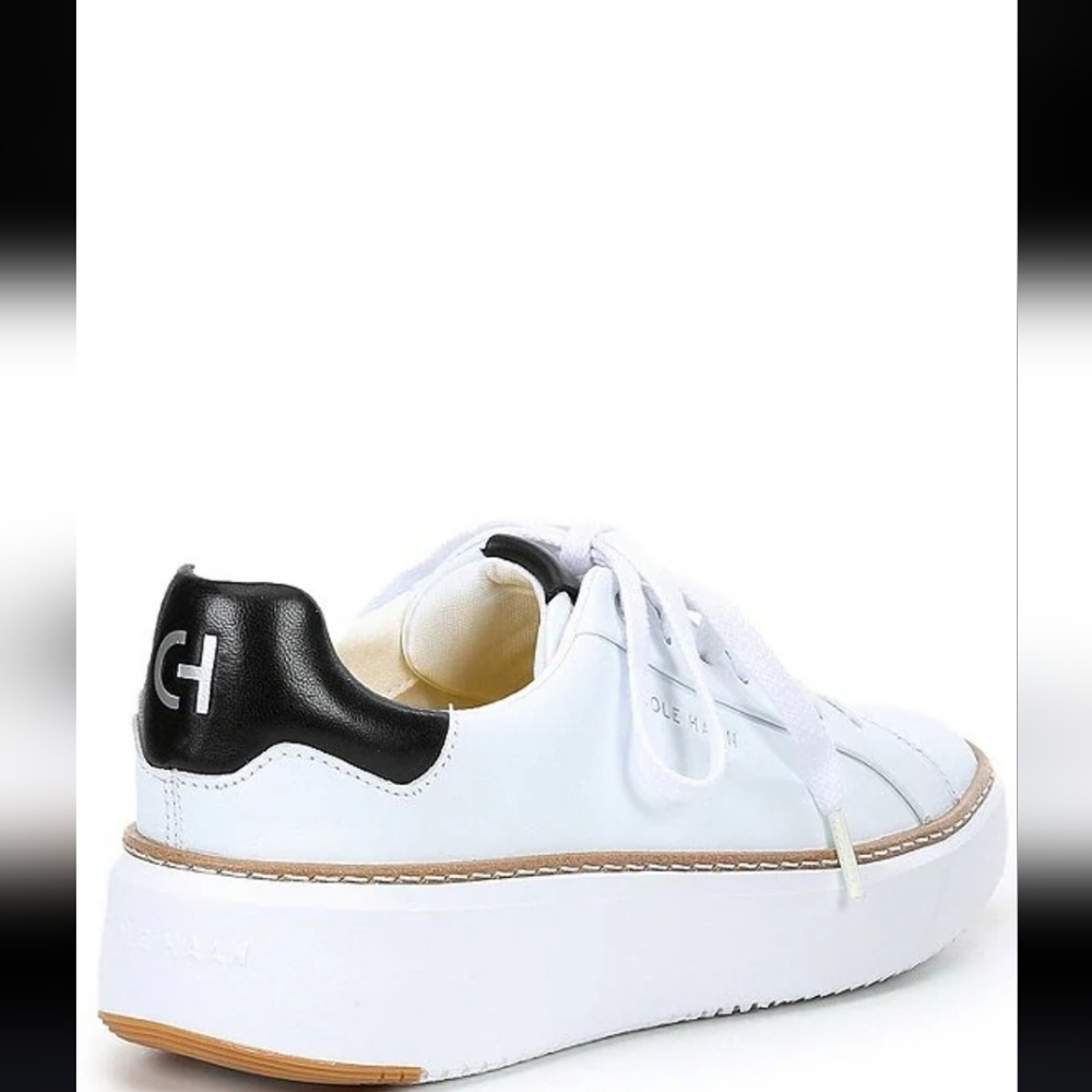 Cole Haan GrandPro White Genuine Leather Sneakers Mens Size 7 Streetstyle Unisex